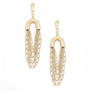 KENDRA SCOTT - Ryder Draped Chain Earrings